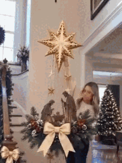 ✨ Last Day – 50% OFF! ✝️ Bethlehem Star of Faith – Lighted Nativity Wall Decor