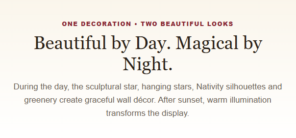 ✨ Last Day – 50% OFF! ✝️ Bethlehem Star of Faith – Lighted Nativity Wall Decor