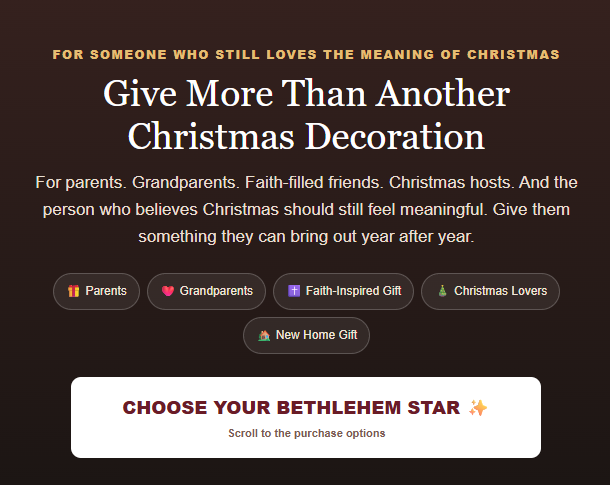 ✨ Last Day – 50% OFF! ✝️ Bethlehem Star of Faith – Lighted Nativity Wall Decor